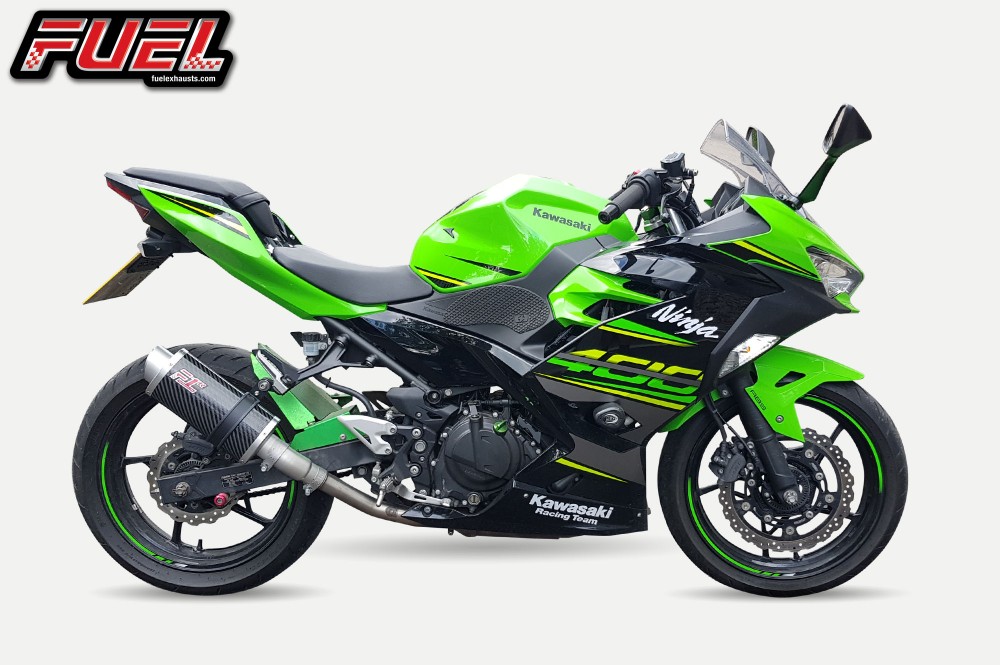 thumbnail image 2 of Slip-On Full Exhaust System For Kawasaki Z400 Ninja 400 - 51mm Stainless Steel Header Link Pipe 2 of 5