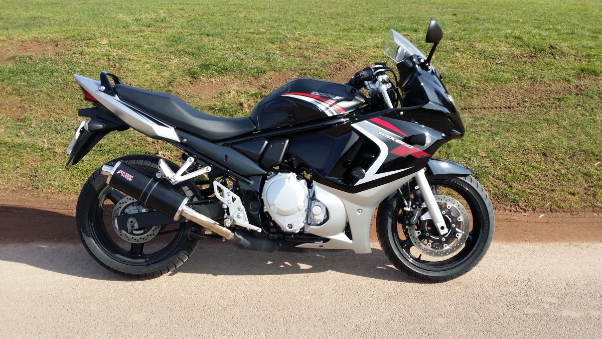 Suzuki gsx650f exhaust deals