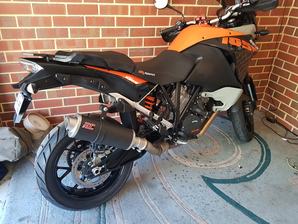 Ktm 1050 on sale adventure exhaust