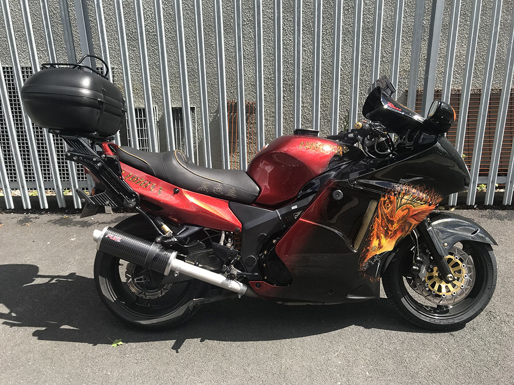 Honda blackbird exhaust discount