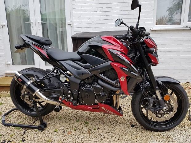 thumbnail image 2 of For Suzuki GSXS750 GSR750 BK750 Exhaust Tips Silencer 370mm Mid Link Pipe System 2 of 14