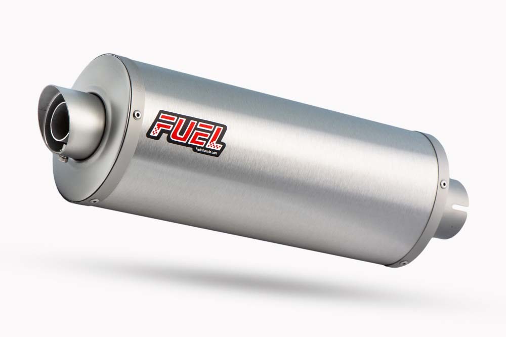 Slash Brushed Stainless Oval Exhaust