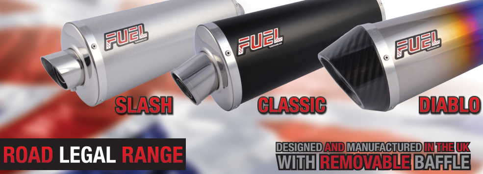 Aftermarket Motorcycle Exhausts - FREE UK DELIVERY - FuelExhausts